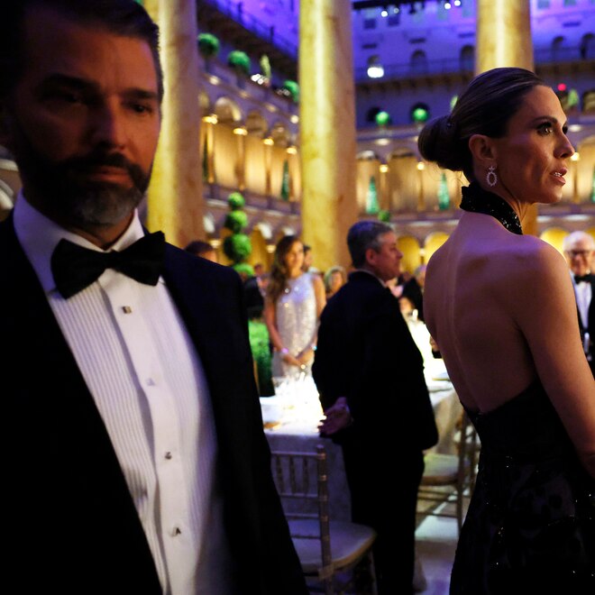 Donald Trump Jr. Steps Out With Bettina Anderson at Inauguration Party